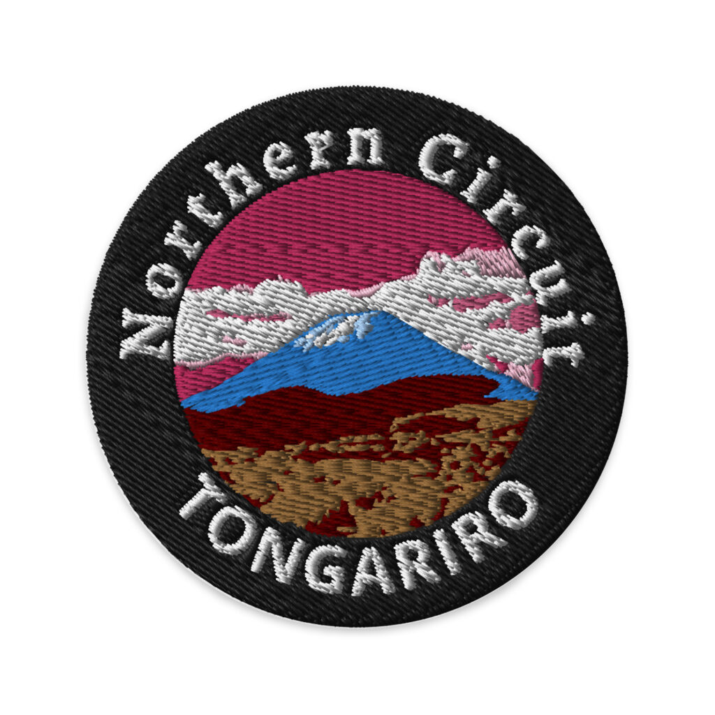 Tongariro Northern Circuit Embroidered patch